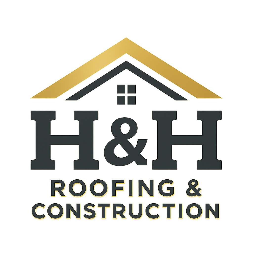 H&H Roofing and Construction Logo